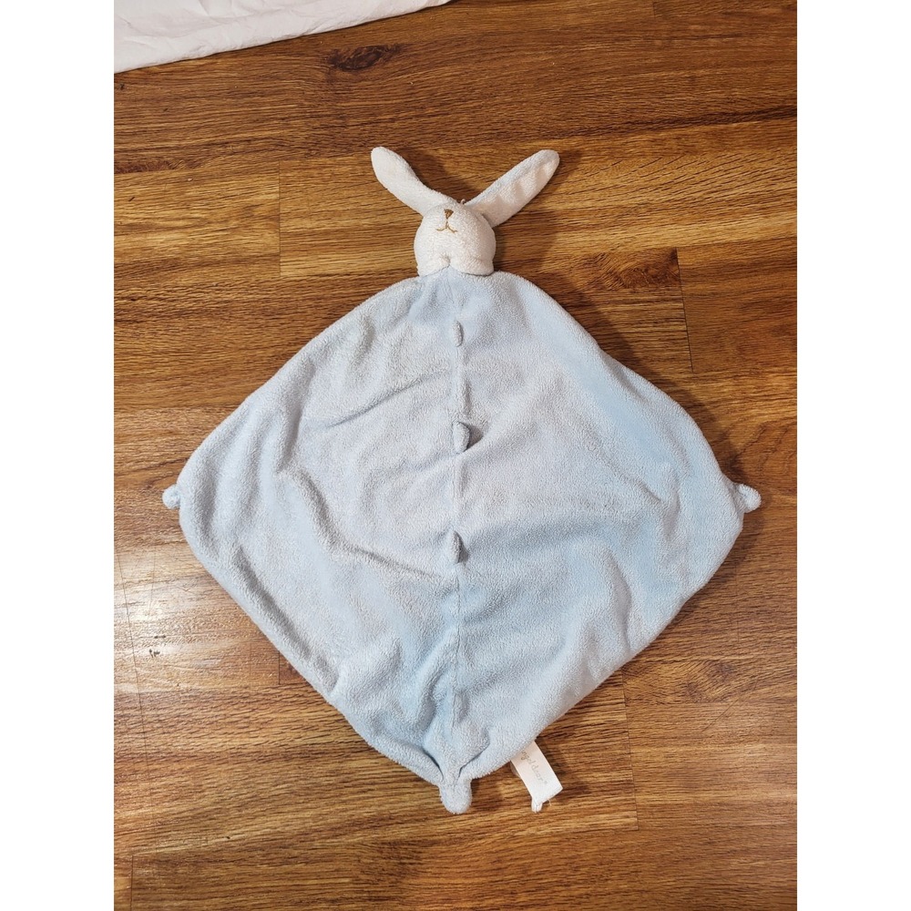 Angel Dear Plush Bunny Rabbit Abby Blue Lovey‎ Security Blanket Diamond